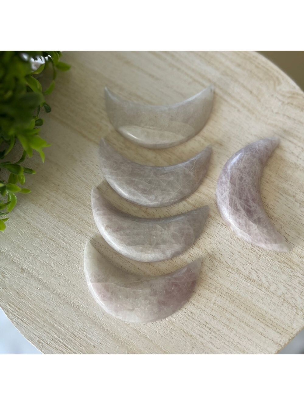 Lavender quartz Crescent Moon